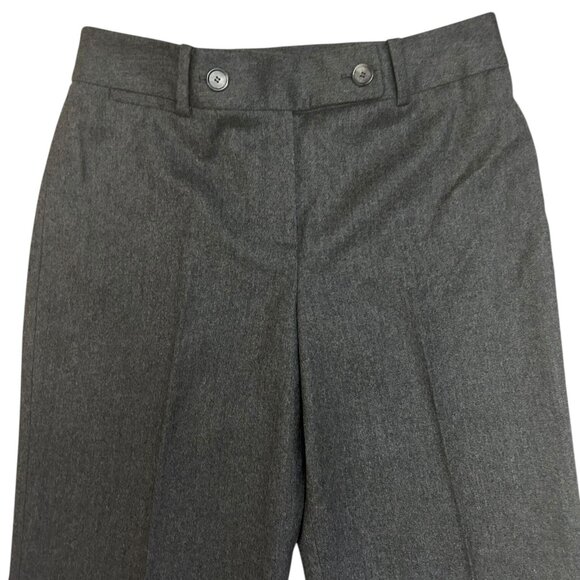 Ann Taylor Women's Sz. 8 Grey Charcoal Wool Cashmere Blend Fully Lined Pants NWT - Picture 6 of 8